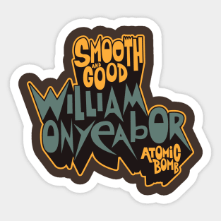 William Onyeabor Tribute T-Shirt - African Funk Music Icon Sticker